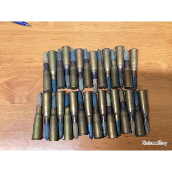 8mm LEBEL A blanc balle bois x30