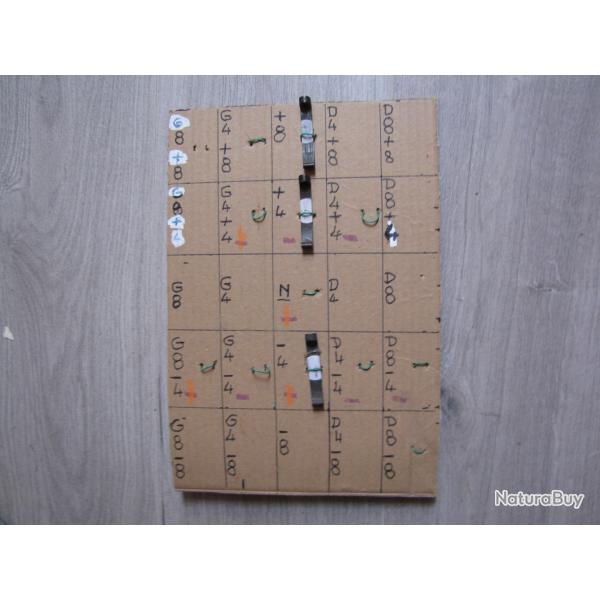 Divers Planchettes de hausse de MAS 36 type II