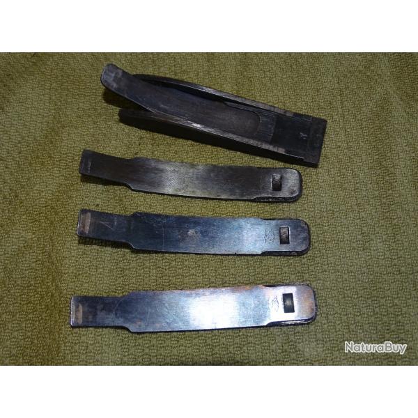 Lot de 3 lames Ressorts Neufs pour Hausse Mauser K98 .