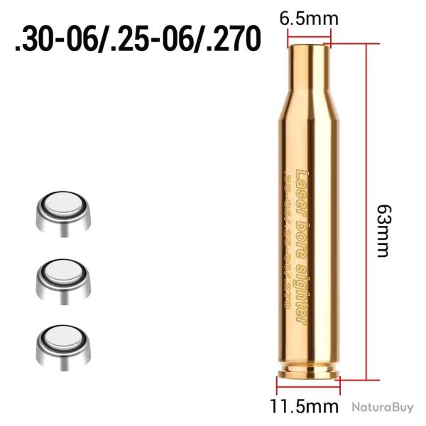 DESTOCKAGE Collimateur Balle Laser Cal .30-06 / .25-06 / 270WIN BORE SIGHTER R�glage Fusil