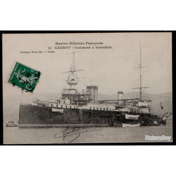 CPA - Marine Militaire Franaise - CARNOT - Cuirasse a tourelles - N3106