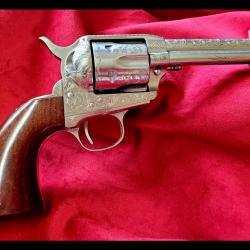EXEPTIONNEL UBERTI SAA INOX GRAVÉ 1873 4 3/4 SUPERBE 45 LC