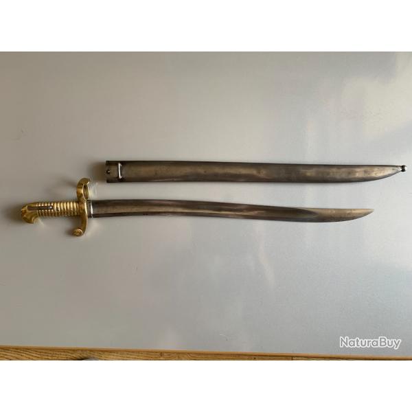 SABRE BAIONNETTE FRANCAIS MODELE 1840
