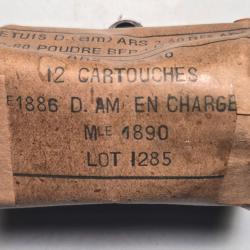 Un paquet de 4 lame chargeur Lebel Mod 1890 trois cartouches 4/8/40 TBE
