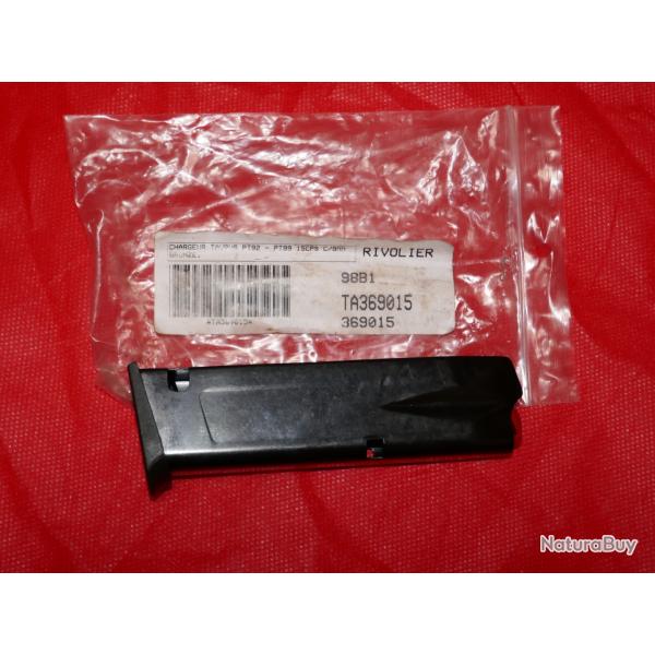 Chargeur de TAURUS PT92 en 9x19mm en 15 coups