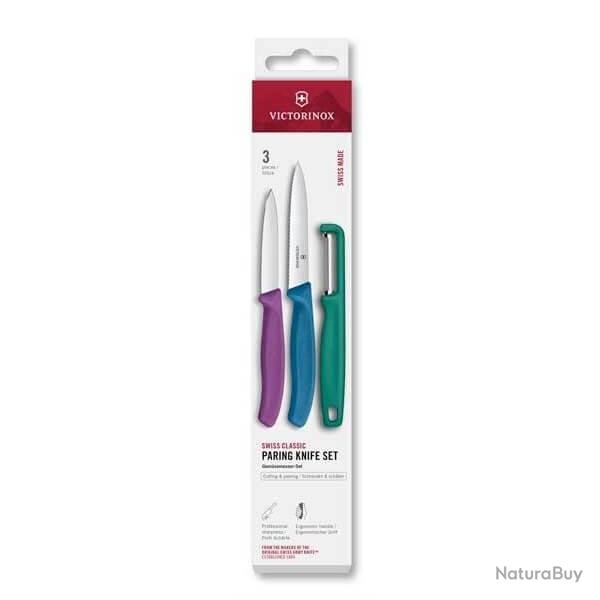 6.7116.33C1 Set 3 pices Victorinox Swissclassic assortis