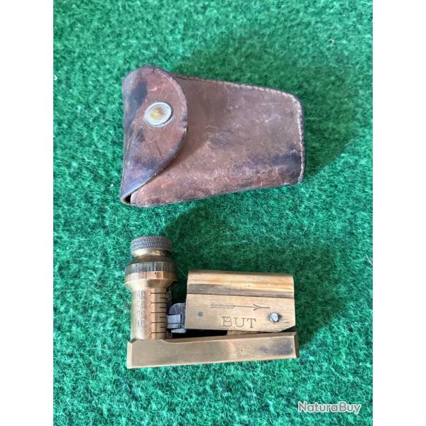 NIVEAU DE POINTAGE  MOD�LE 1918  POUR MITRAILLEUSES ET PI�CES  D' ARTILLERIE  W W 1   WW2