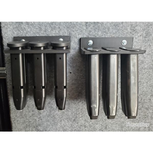 Porte chargeurs mural ou intrieur de coffre