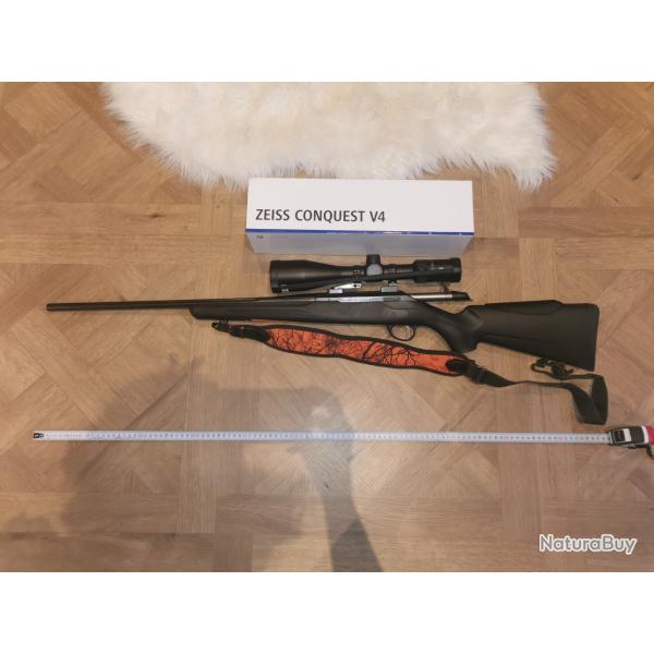 Tikka T3x cal 270win avec lunette zeiss conquest v4.