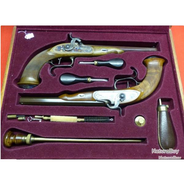 MAGNIFIQUE ET TRES  RARE COFFRET LEPAGE PEDERSOLI CALIBRE 36 ET 44