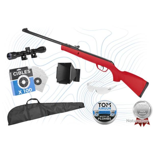 Pack Argent Carabine Delta Red 4.5mm 7.5 joules Gamo