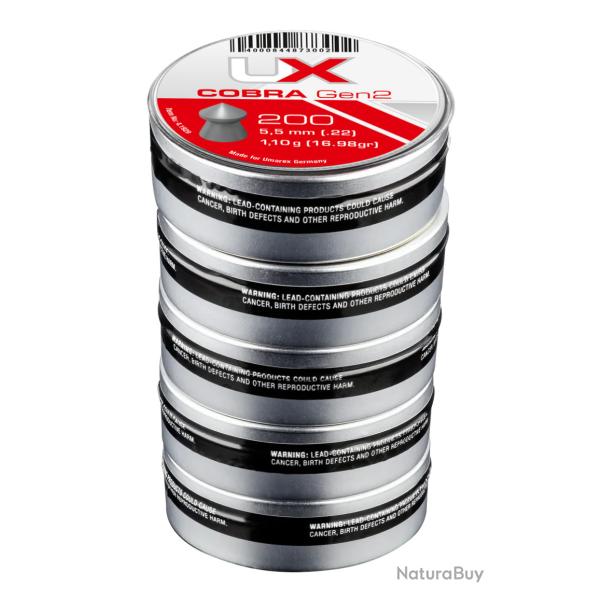 Plombs Cobra umarex � T�te POINTUE � Cal 5.5 mm  5 X 200
