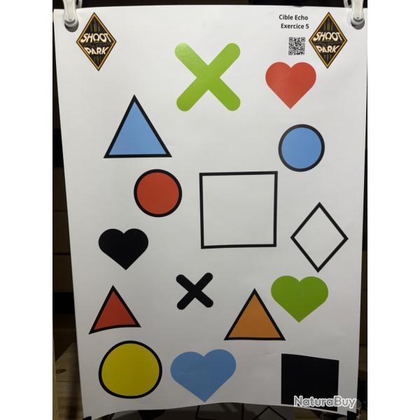 Cible ( Forme + Couleur ) x100