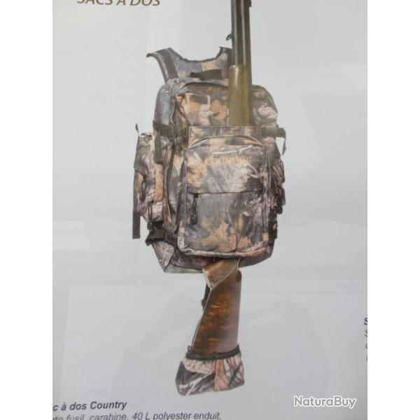 SAC A DOS ( 40L ) PORTE FUSIL CARABINE  - SUPER PRODUIT