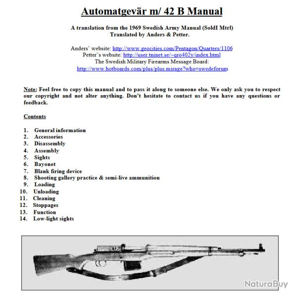 Manuel Automatgevr m/42