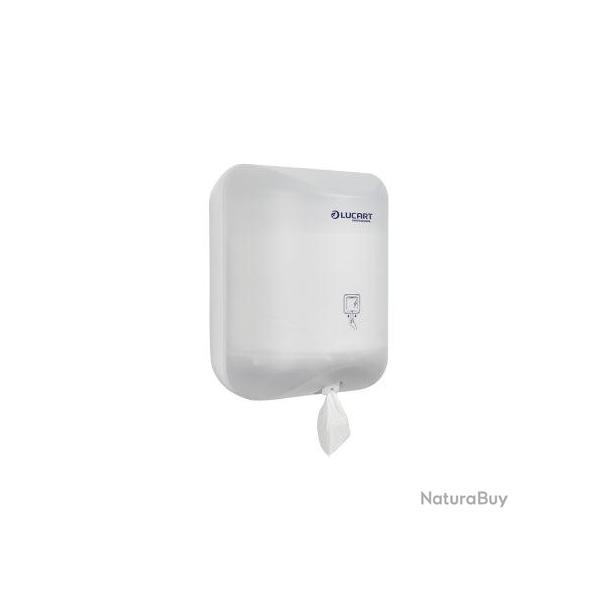 Distributeur papier Lucart L-One mini fermeture renforc�e - 26x20x19cm