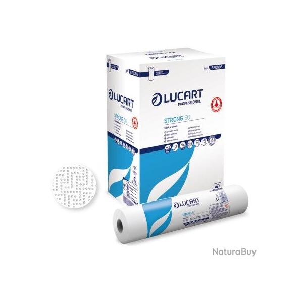 Draps mdicaux Lucart Med Strong 50-35g 2 plis - 135x500x370