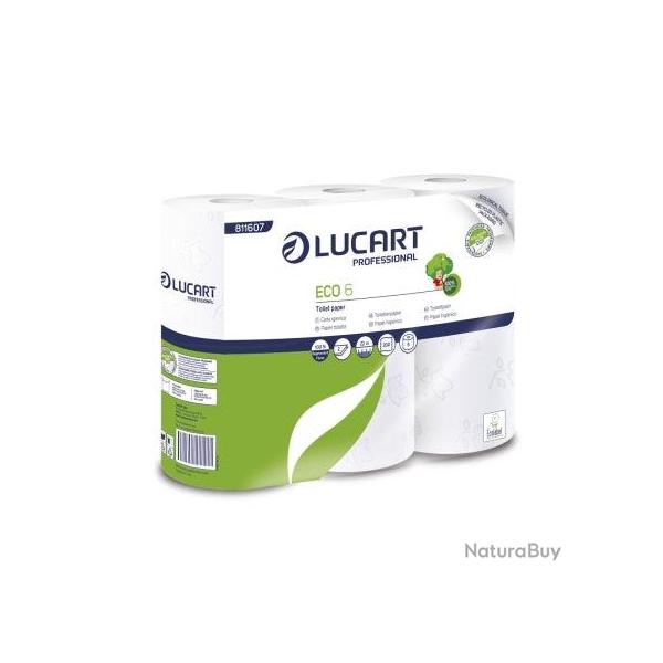 Papier toilette Lucart standard ECO6 / Par 6