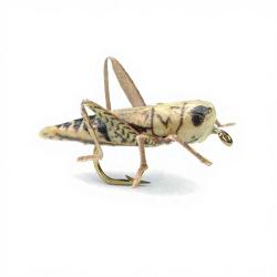 Mouche r&eacute;aliste Sauterelle tan H10
