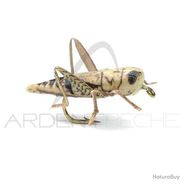 Mouche r�aliste Sauterelle tan H10