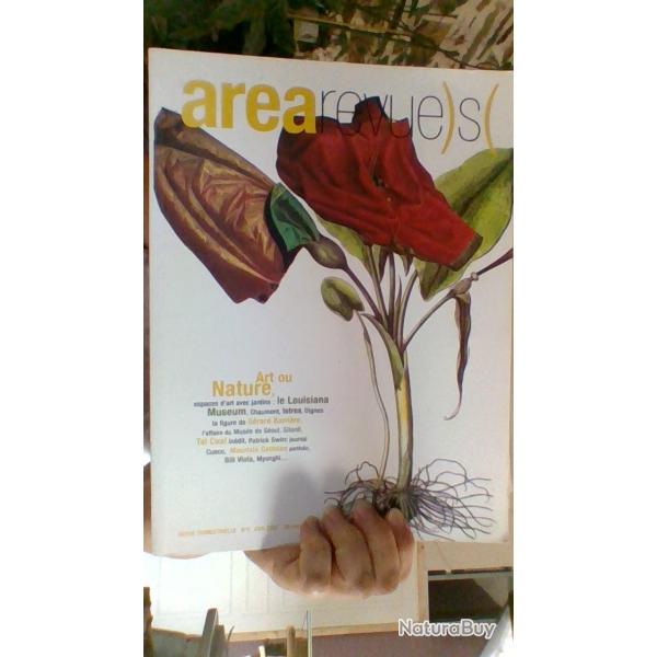 Area revues -  Art ou nature - Bimestriel numero 2 - Juin 2002 -