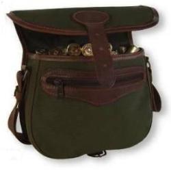 Sac &agrave; cartouche Toile et Cuir