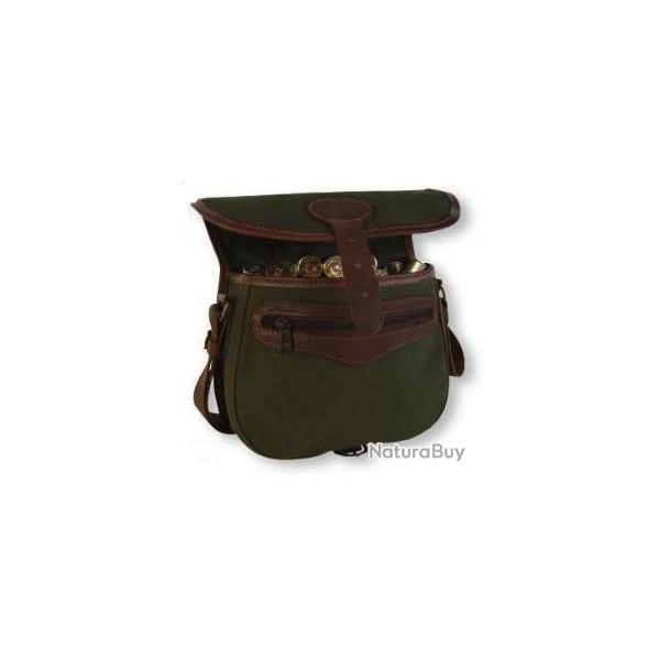 Sac � cartouche Toile et Cuir