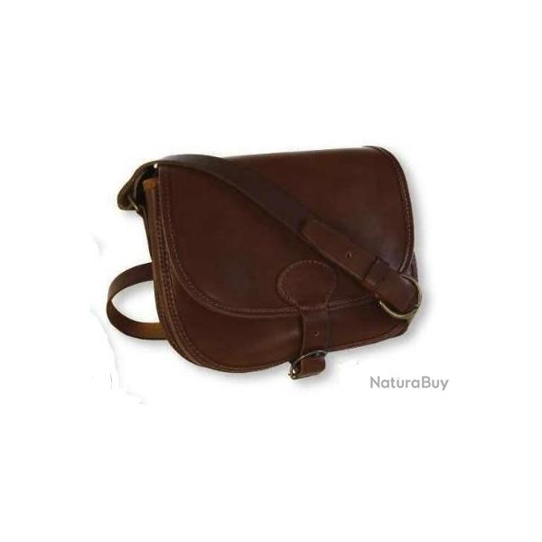 Sac � cartouche Cuir Fleur