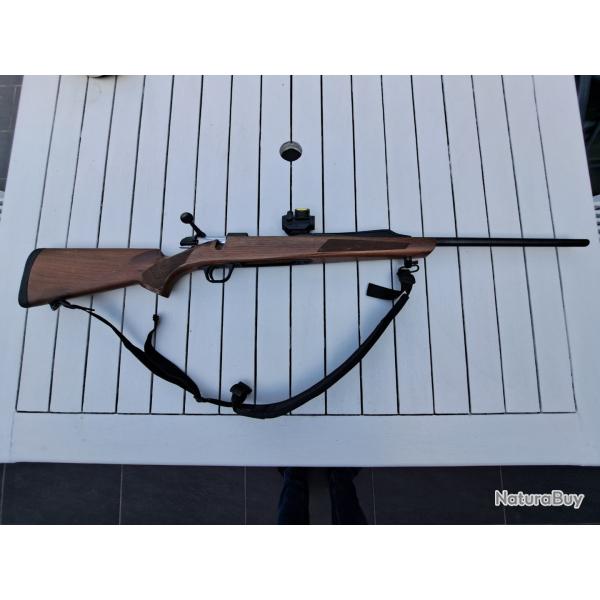 Carabine A bolt 3+ 30.06 avec point rouge Bushnell trs 25