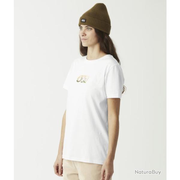 Tee Shirt en Coton Picture BASEMENT TEE W Blanc