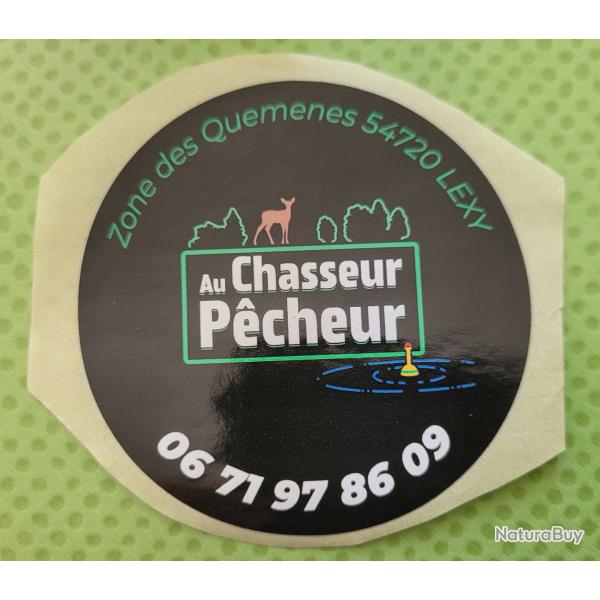 Autocollant chasse , pche,  armurerie , armurier