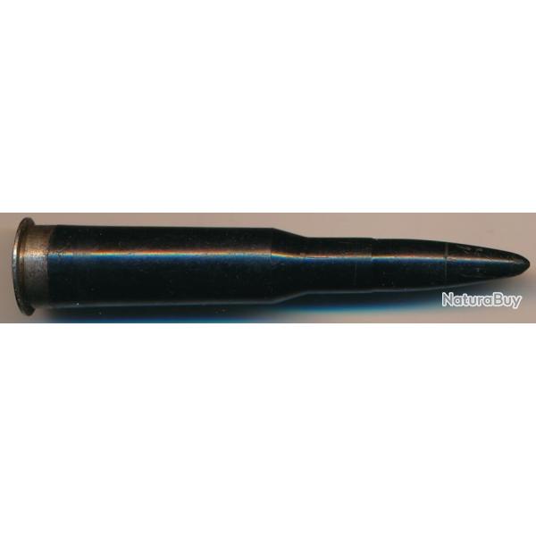 (10800) 7,62x54R MOSIN RUSSE en plastique noir et culot acier RDA (East Germany) VERSION 2