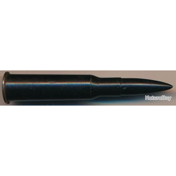(10803) 7,62x54R MOSIN RUSSE en plastique noir et culot acier RDA (East Germany) VERSION 4