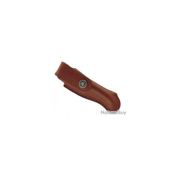Etui Max Capdebarthes cuir prou port vertical pour Laguiole tous modles de 12 cm de manche.