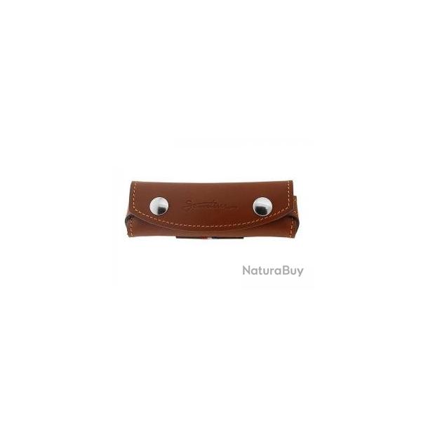 Etui Max Capdebarthes SAUVETERRE cuir prou port horizontal pour couteaux Sauveterre+Rgionaux