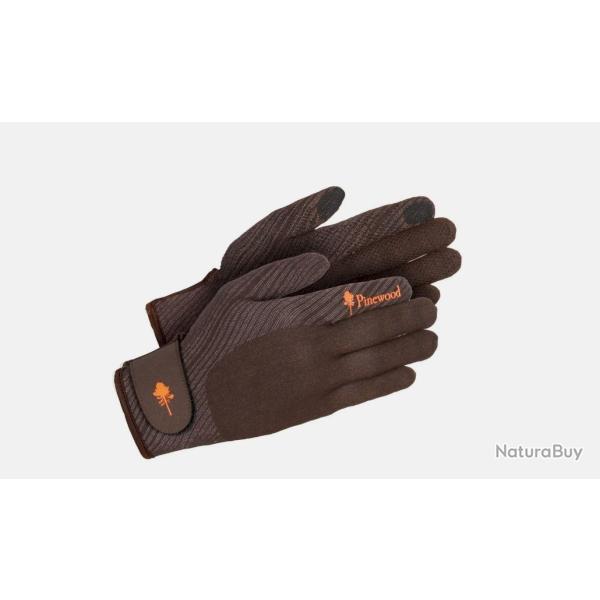Gants PINEWOOD hunters stretch extreme marron