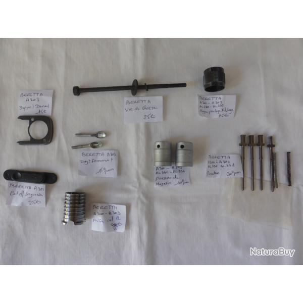 Lot de pices fusil BERETTA A303