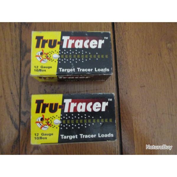LOT DE 2 BOITES DE CARTOUCHES TRACANTE 12/67.5