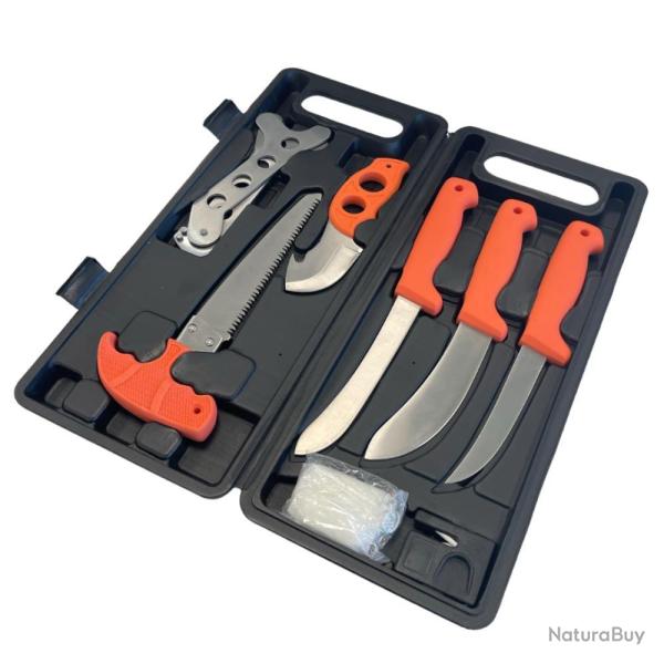 SET DE DECOUPE DU CHASSEUR 8 PIECES - 