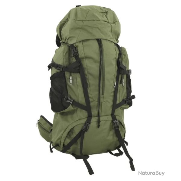 Sac � dos vert arm�e 60L en tissu Oxford - Randonn�e et camping pour homme actif