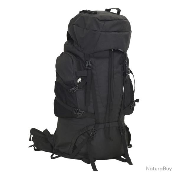 Sac � dos de randonn�e noir 60?L en tissu Oxford ? Id�al pour homme amateur de trekking