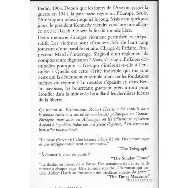 fatherland de robert harris  Victoire de l'Axe en 1945