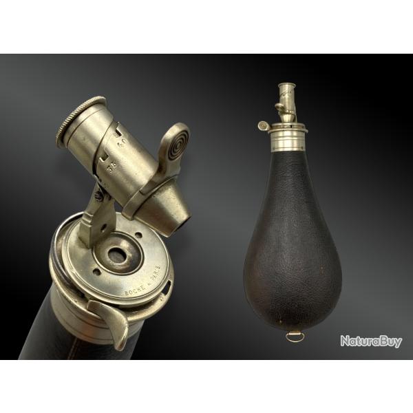 Grande POIRE A POUDRE Sign�e� BOSCHE A PARIS