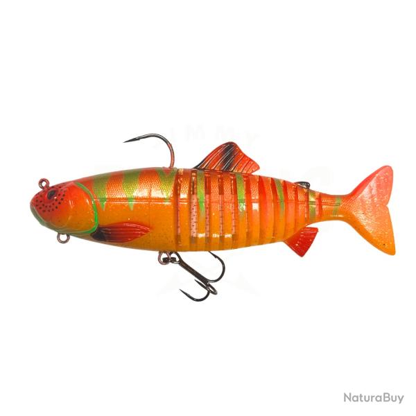 Leurre souple Fox Rage rplicant Jointed 18cm Atomic Perch (Coloris Exclusif)