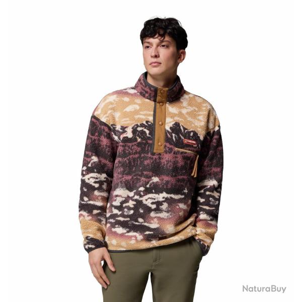 Sweat Polaire Columbia HELVETIA II PRINTED HALF SNAP FLEECE Multicolor