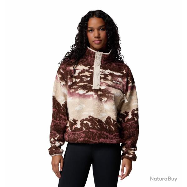 Sweat Polaire Columbia Helvetia II Printed Cropped Half Snap Multicolor