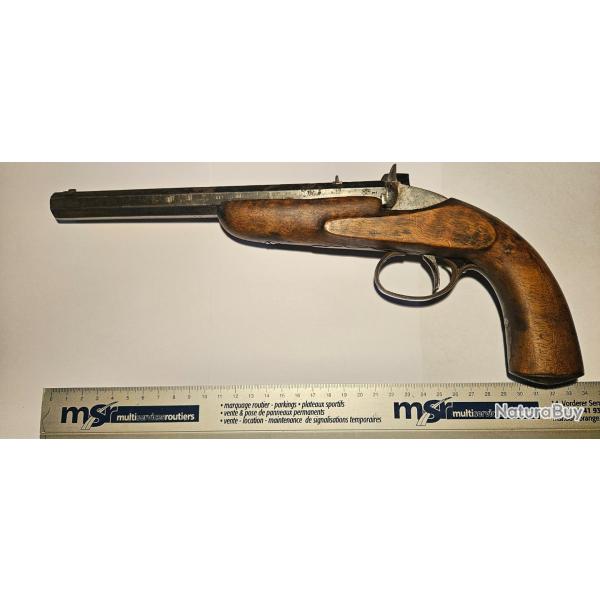 Pistolet de salon Galand 6mm type Flobert