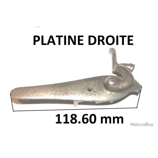 platine droite compl�te de fusil a percussion - VENDU PAR JEPERCUTE (D25D3)