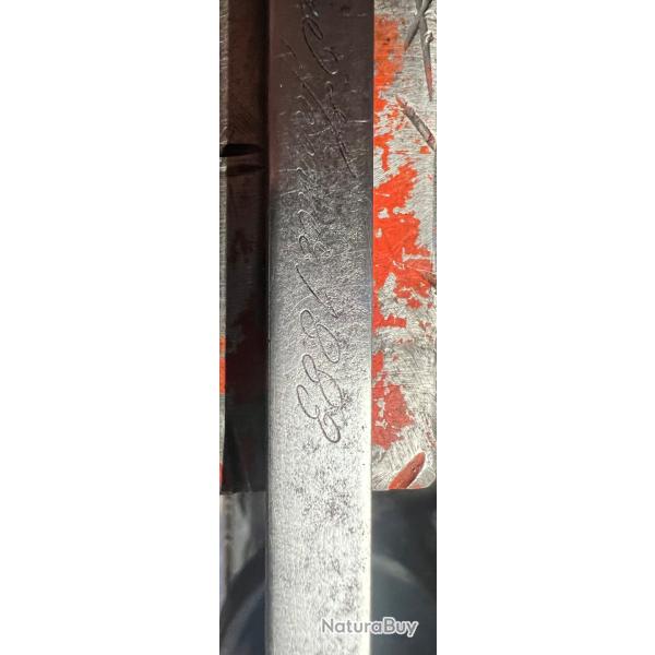 Ba�onnette manufacture saint �tienne de 1883 en bonne �tat � avec son fourreau
