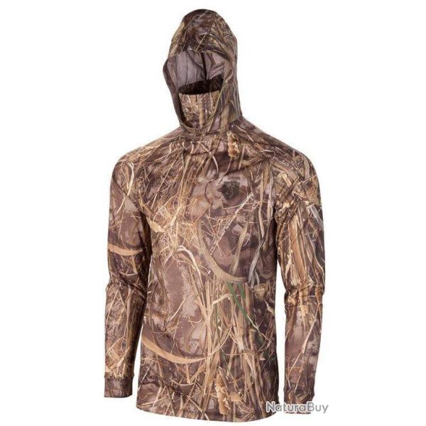 Tee shirt camo Roseaux RTMAX7 Teamspirit BROWNING